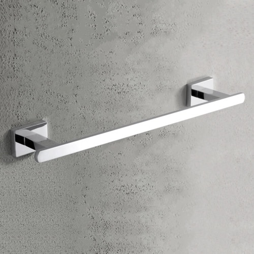 Towel Bar, 12 Inch, Polished Chrome Nameeks NCB24